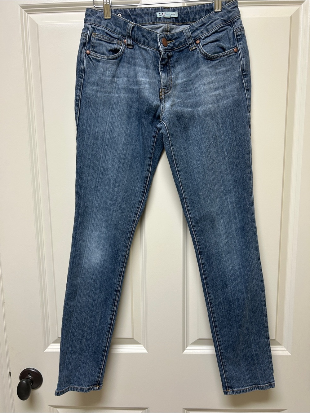 CAbi Women's Medium Blue Skinny Jeans